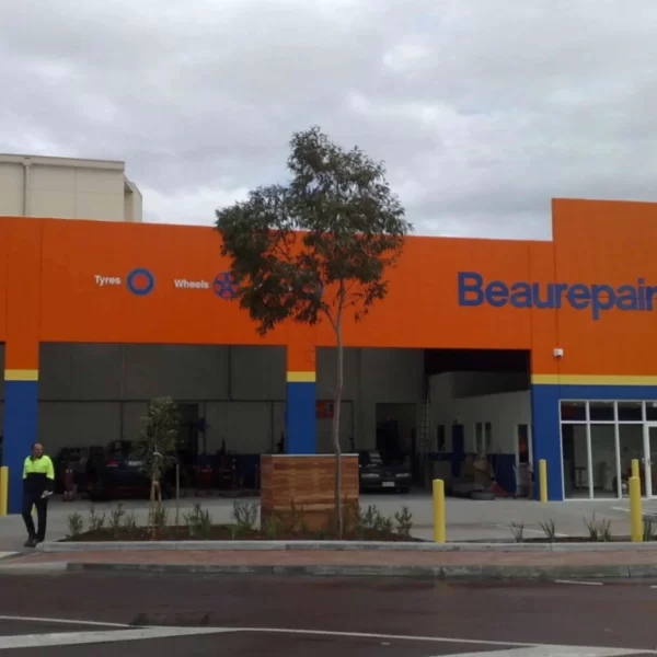 Beaurepaires Knox tilt slab facility constructed by Associated Projects