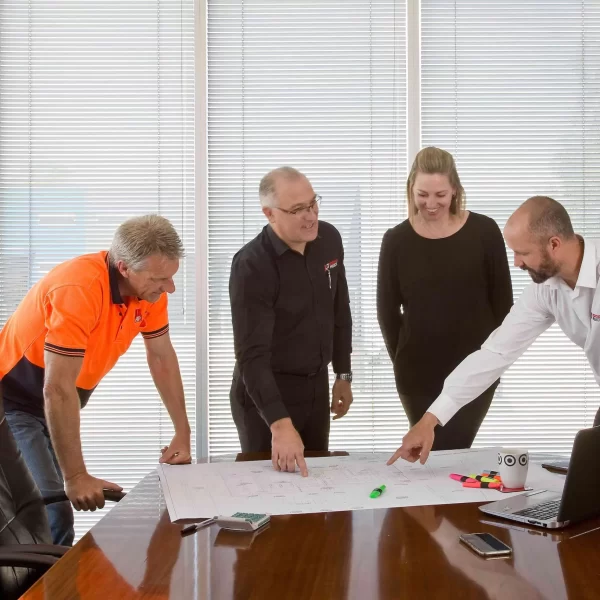 Associated Projects team delivering a Dandenong construction project